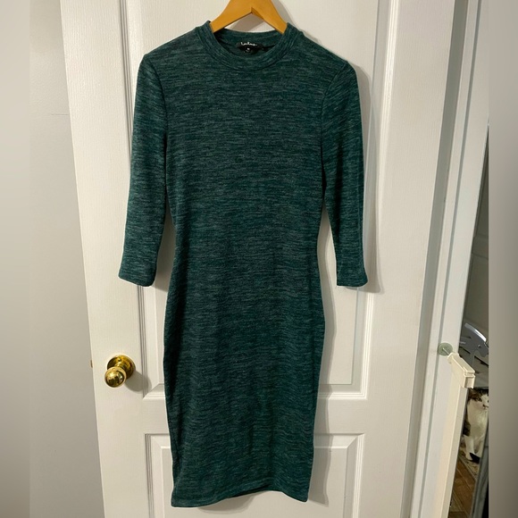 EUC Lulu’s Green Bodycon Dress - Picture 2 of 4